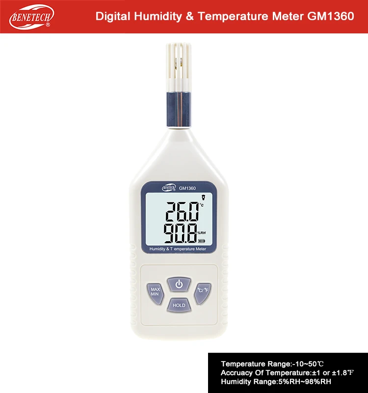 

Измеритель температуры и влажности gm1360 benetech