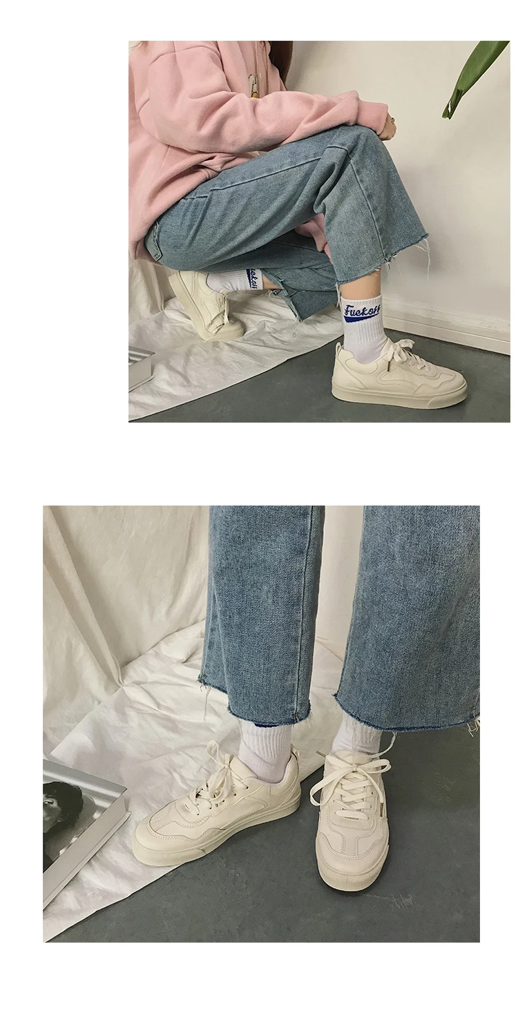 Mhysa/Новинка года; сезон весна; tenis feminino; белые туфли на шнуровке; женская однотонная обувь из искусственной кожи; повседневные женские кроссовки; T133