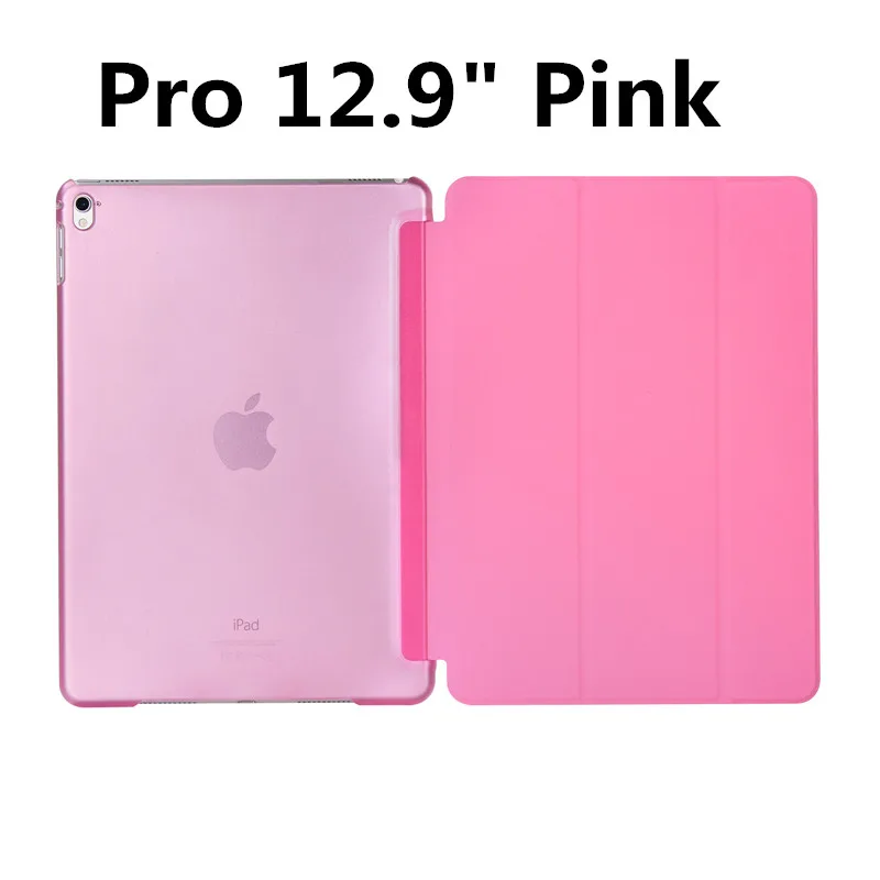 Pro 12 inch Pink Роскошный ультра тонкий Магнитный умный флип-чехол с подставкой из искусственной кожи для Apple Ipad Pro 9," /12,9" I Pad Pro 9,7 12,9 дюймов чехол для планшета - Цвет: Pro 12 inch Pink