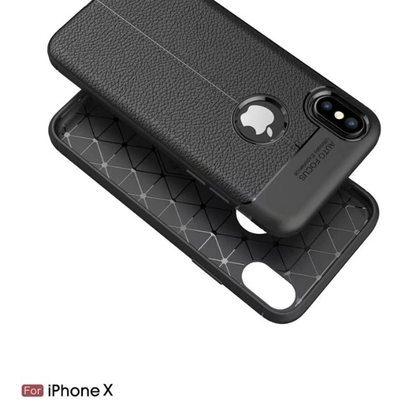 10x iCasiber чехол для телефона iPhone 8 7 6 6s Plus мягкий силиконовый из искусственной кожи с