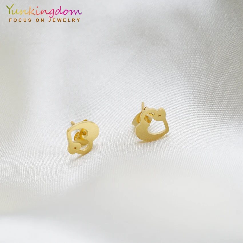 Yunkingdom высокое качество сердце Титан Нержавеющая сталь Дубай ювелирные наборы