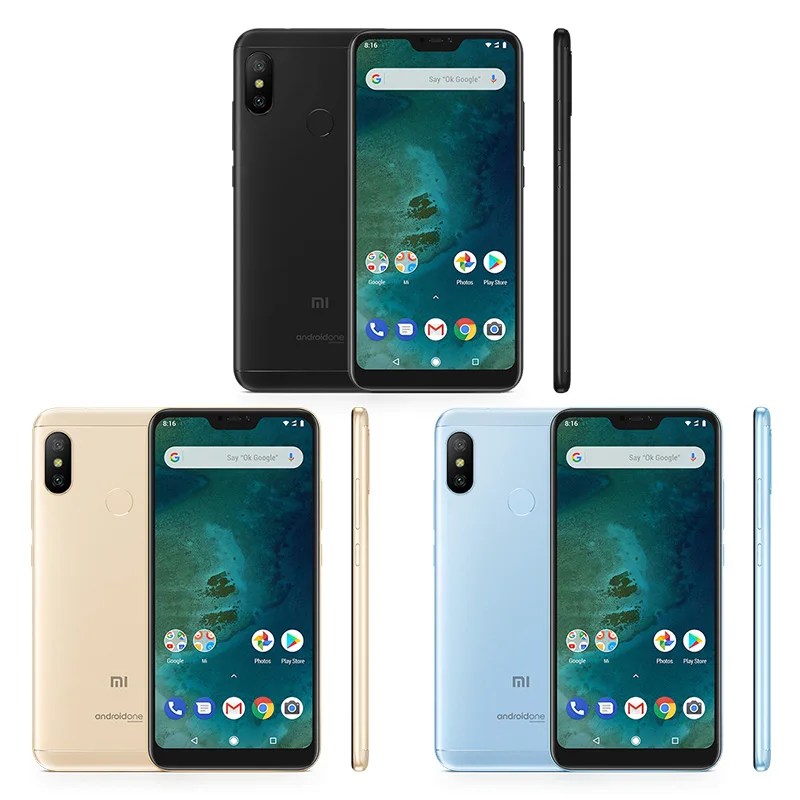 Глобальная версия Xiaomi Mi смартфонов A2 Lite 4 Гб ОЗУ 64 ПЗУ Восьмиядерный процессор