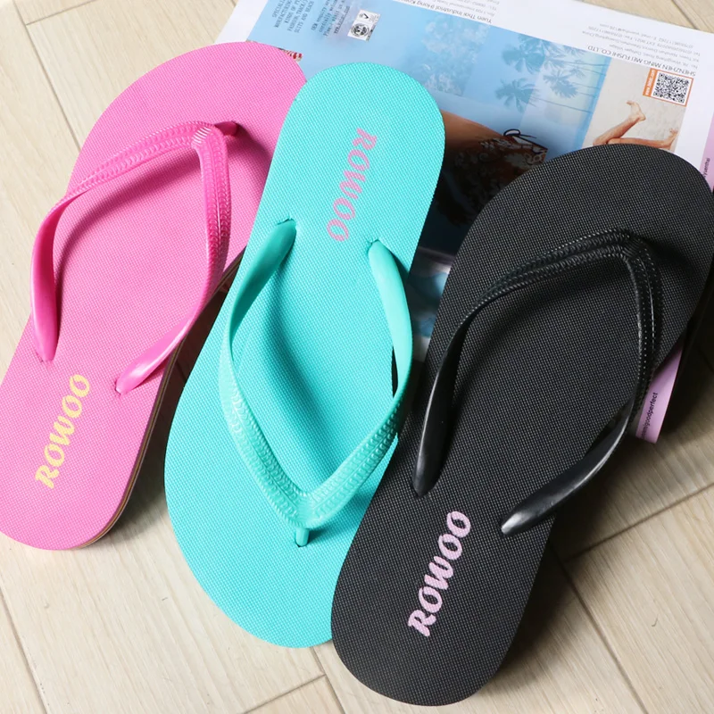 

Women Flat Flip Flops Beach Casual Sandal Female Shoes Solid Summer Slippers Outdoor fashion footwear Travel Wholesale Dronship