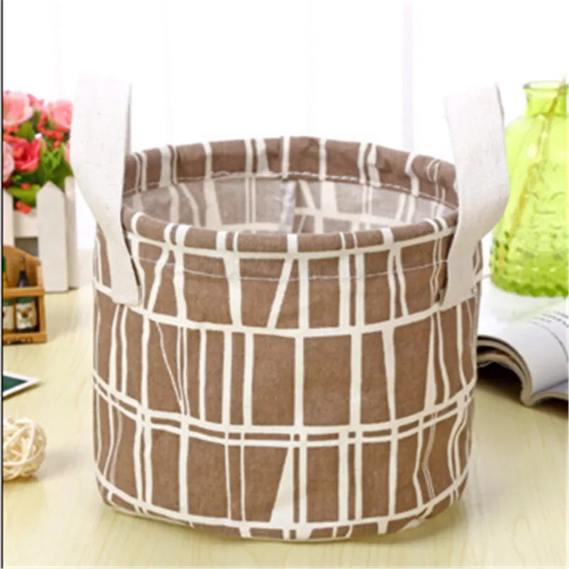 Подвесная сумка для хранения из хлопка и льна с рисунком Фламинго в виде животных