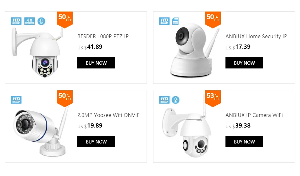 HD 720P 1080P IP wifi камера 32 Гб sd-карта IR 20 м ночного видения 3,6 мм объектив 1.0MP 2MP купол безопасности беспроводная камера видеонаблюдения P2P CamHi