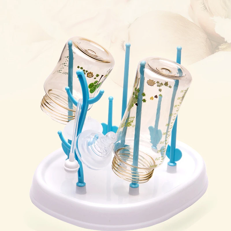 Baby Bottle Drying Rack Simple Tree Shape Cleaning Dryer Drainer Detachable Useful Infant Milk Cup Nipple Pacifier Holder