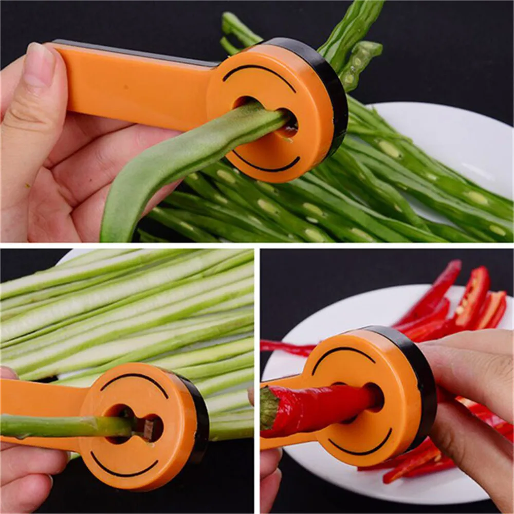 Практичная ручка нож для фасоли резак бобы Shred Runner Slicer Cutter Stringer кухонный