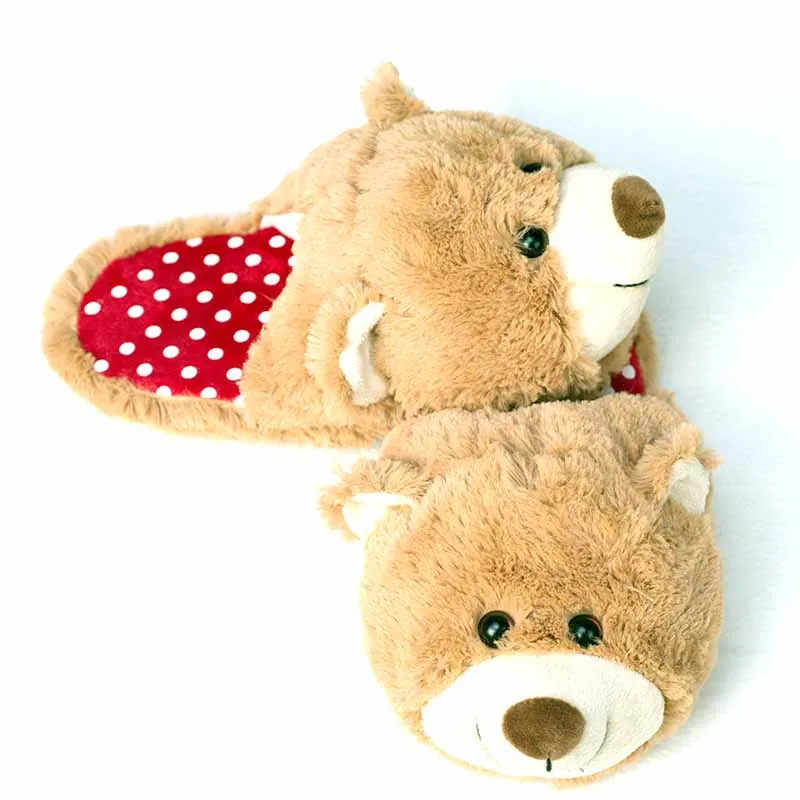 women winter slippers Custom slippers Home House Slippers Children indoor bear Lovers Warm Woman Slippers Plush Shoes