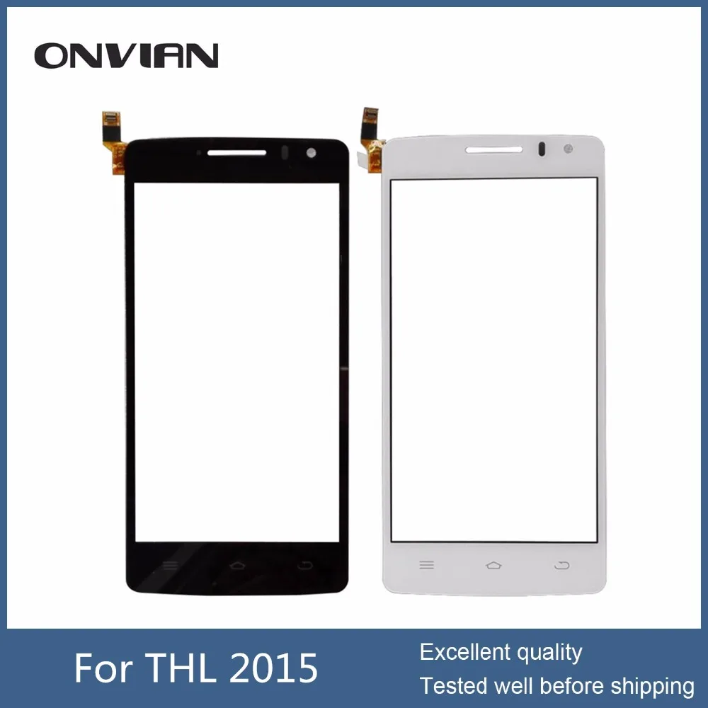 Высокое Качество для THL 2015 Сенсорная Панель Переднее Стекло Сенсорного Экрана