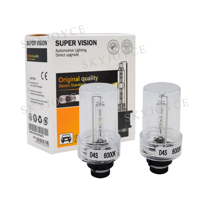 Лампа для фар SKYJOYCE D1S D2S D3S D4S HIDXenon 35 Вт 55 D1R D2R D4R налобный фонарь 4300K 5000K 6000K 8000K HID |