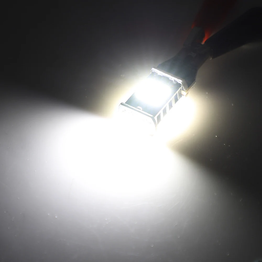 NOVSIGHT 2 предмета T15 светодиодный автомобильные лампы 2835 SMD светодиодный резервный свет W16W светодиодный лампы автомобиля задний фонарь белый DC12V