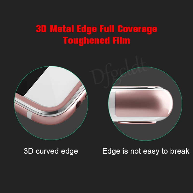 Защитное стекло закаленное 3D для iPhone 8 6 6S 7 Plus|Защитные стёкла и плёнки телефонов| |