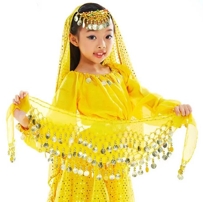 Новинка 2020 стильный Детский пояс для танца живота/Детский платок на бедра живота