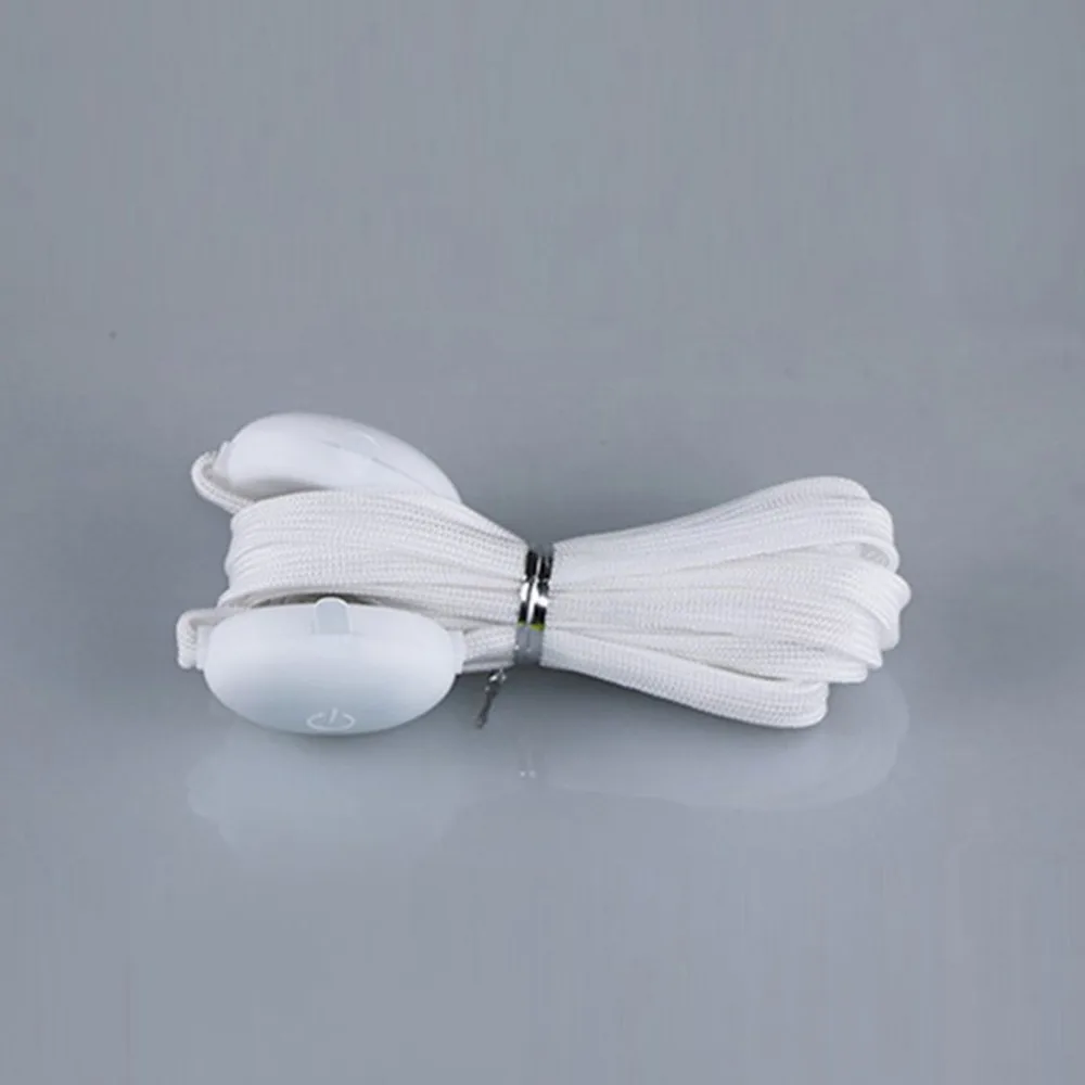 Нейлон водонепроницаемый светящийся светодиодный шнурки модные светящиеся