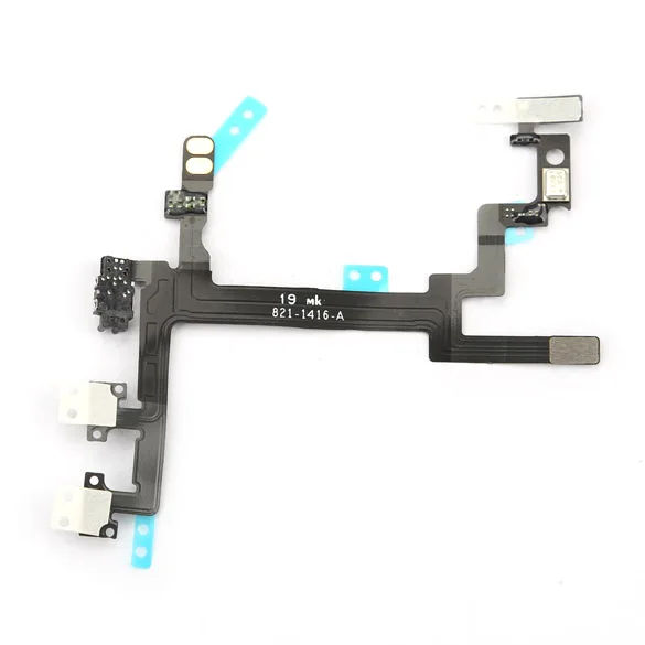 Кнопка включения/выключения гибкий ленточный кабель запасная часть для iPhone 5 HSJ-19