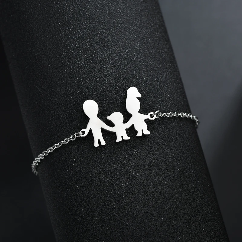 Женский браслет-цепочка из нержавеющей стали YUKAM браслет с круглой регулируемой