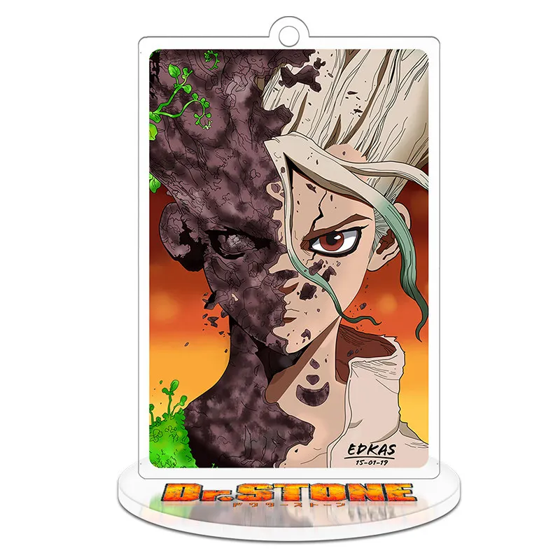 Аниме Dr. STONE Ishigami Senku хром Косплей акриловый стенд фигурка подвижная модель