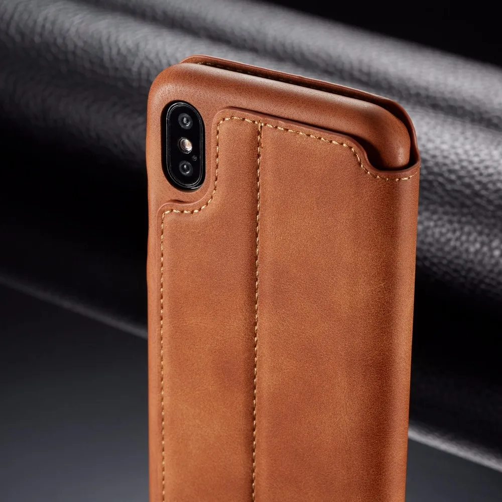 Для iphone XS чехол для MAX XR Роскошный кошелек из искусственной кожи тонкий кожаный чехол для iphone X 8 7 Plus 6 6s