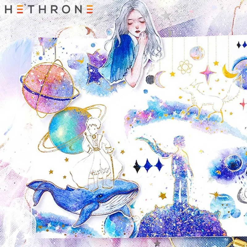 Hethrone 60 шт Сказочный эльф акварельный стикер канцелярский бумажный журнал DIY фото