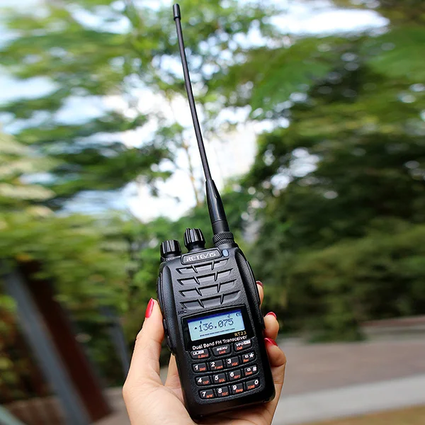 Retevis RT23 двойное получение рация двойной PTT 5 Вт 128CH VHF UHF двухдиапазонный 1750 Гц DTMF Сканирование FM радио кросс-полосный ретранслятор Func