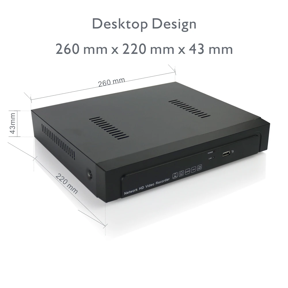 ANTSTEK N6100-4EX/8EX/16EX 4CH 8CH 16CH H.265 4K(8MP) NVR Support 1x6TB SATA HDD with AEEye App support HDMI Video Audio output |