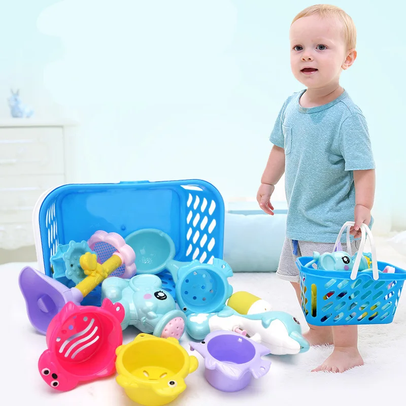 

Walrus tortoise fish seal cup Swimming Water Toys waterwheel dolphin water gun Bathing Toy For Kids Baby Bath Toys