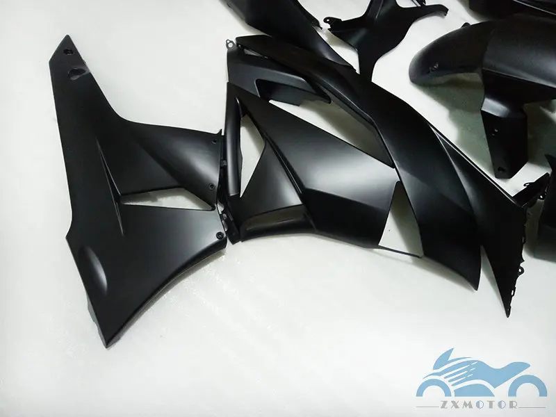 Custom Motorcycle fairings kit for KAWASAKI Ninja ZX6R 2009 2011 2012 sports fairing kits ZX 6R 636 09-12 matte black bodyworks |