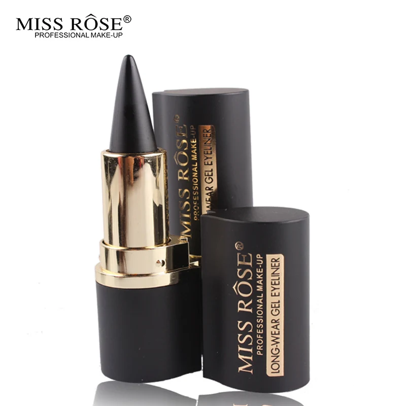 Стойкая Дымчатая подводка для глаз Miss Rose Водостойкая Подводка натуральная