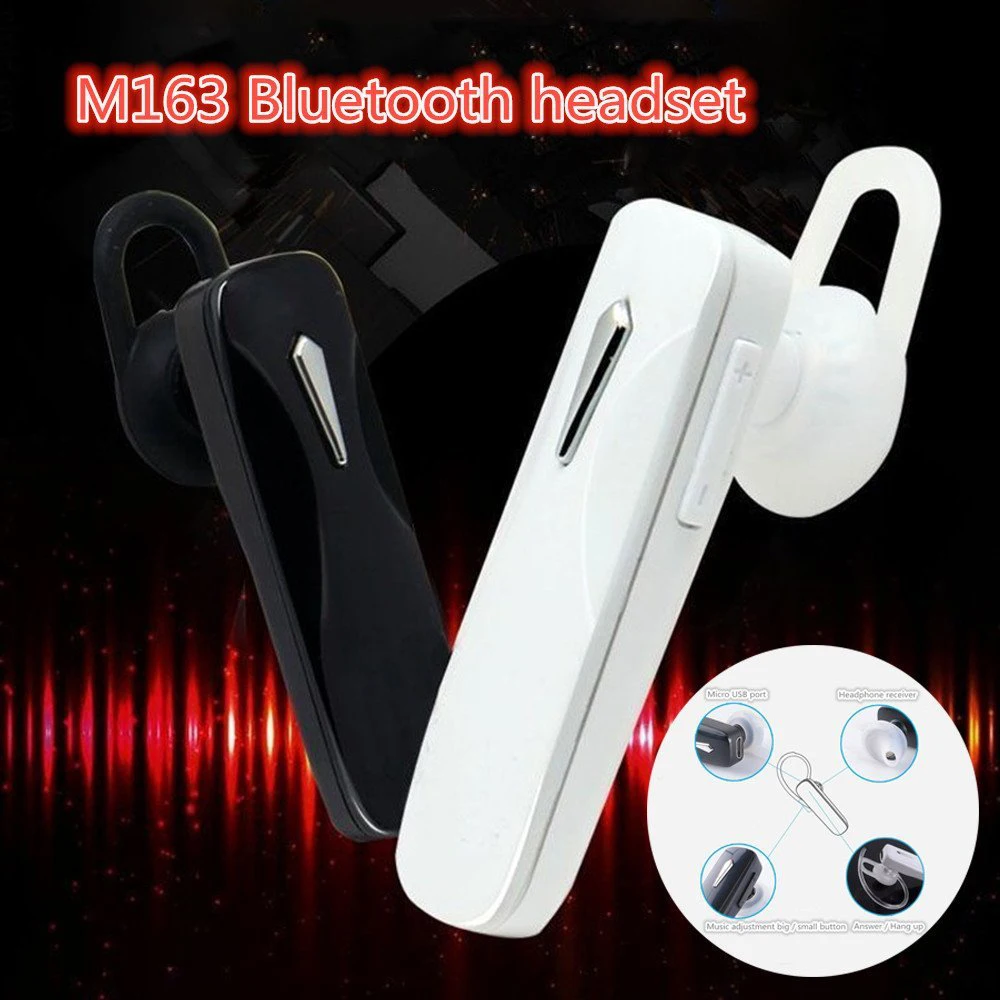 Универсальный M163 Мини Bluetooth 4.1 наушники Беспроводной Hands-Free спортивные с