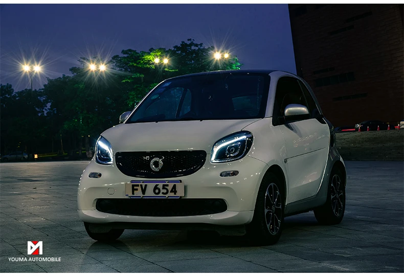 Автомобильный Стайлинг для BENZ smart head светильник s angel eyes 2015-2018 LED light bar Q5 bi xenon lens Bulb
