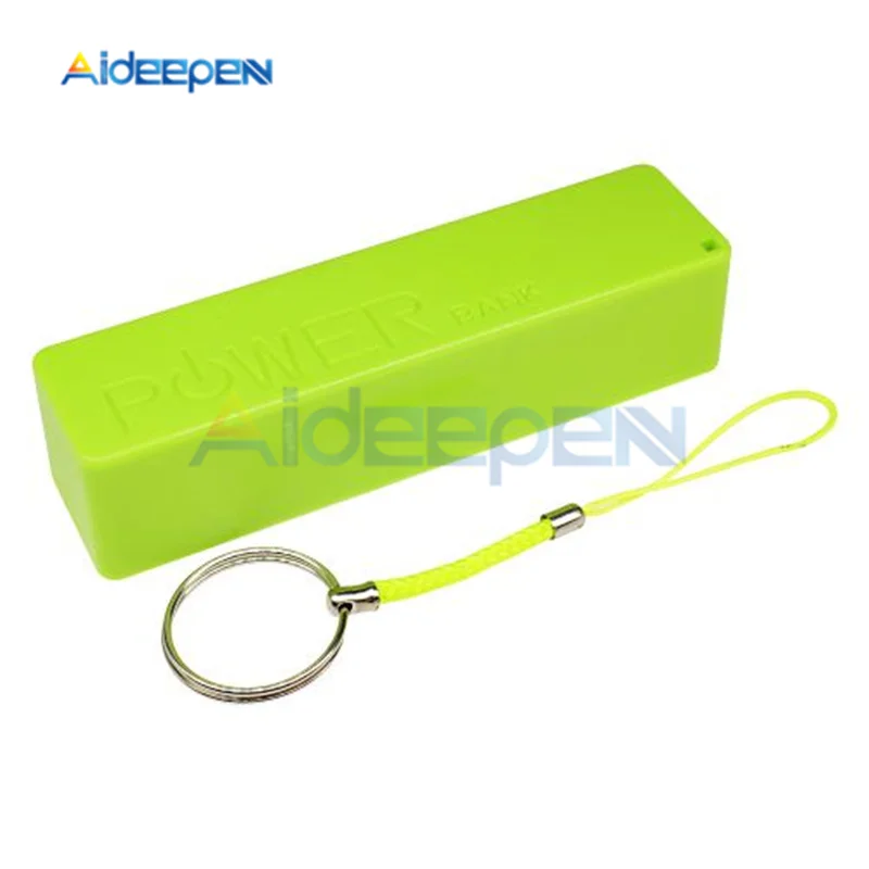 18650 аккумулятор USB внешний аккумулятор чехол DIY коробка батарея зарядное устройство чехол Комплект для Смартфона MP3 1800 mAh/2200 mAh/2600 mAh/2800 mAh/3400 mAh/mAh - Цвет: Green