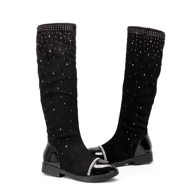 Детская обувь для девочек фетровые ботинки сапоги &quotПринцесса&quot выше колена