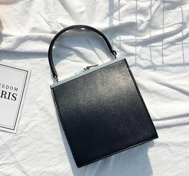 solid black Винтажная черная крокодиловая сумка на плечо, модная женская сумка из искусственной кожи, роскошная женская сумка-мессенджер, композитная сумка XPU1202 - Цвет: solid black