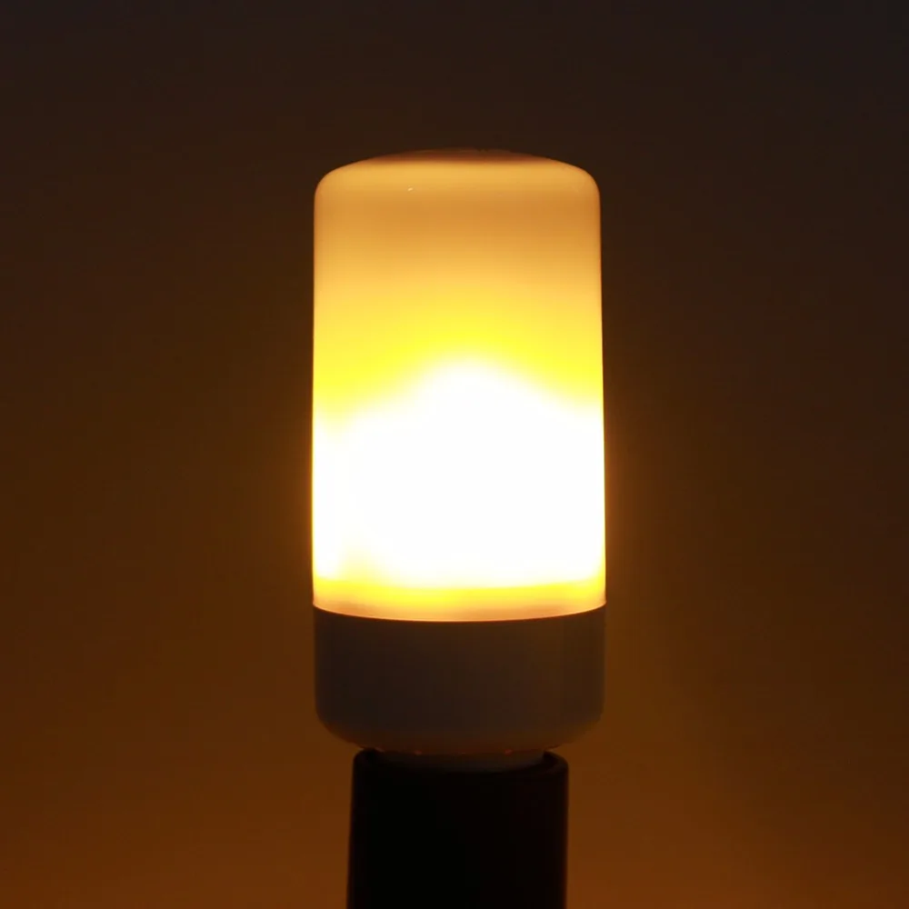 E14 E27 Ампуле LED эффект пламени лампы 85-265 В 3 режима E12 E26 B22 светодиод динамический пламя лампа домашняя атмосфера Освещение