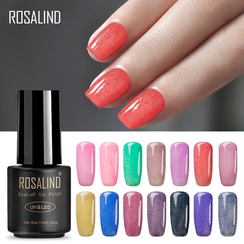 ROSALIND 7 пилка для ногтей эффект искусственного меха P01 26 гель лак искусство УФ