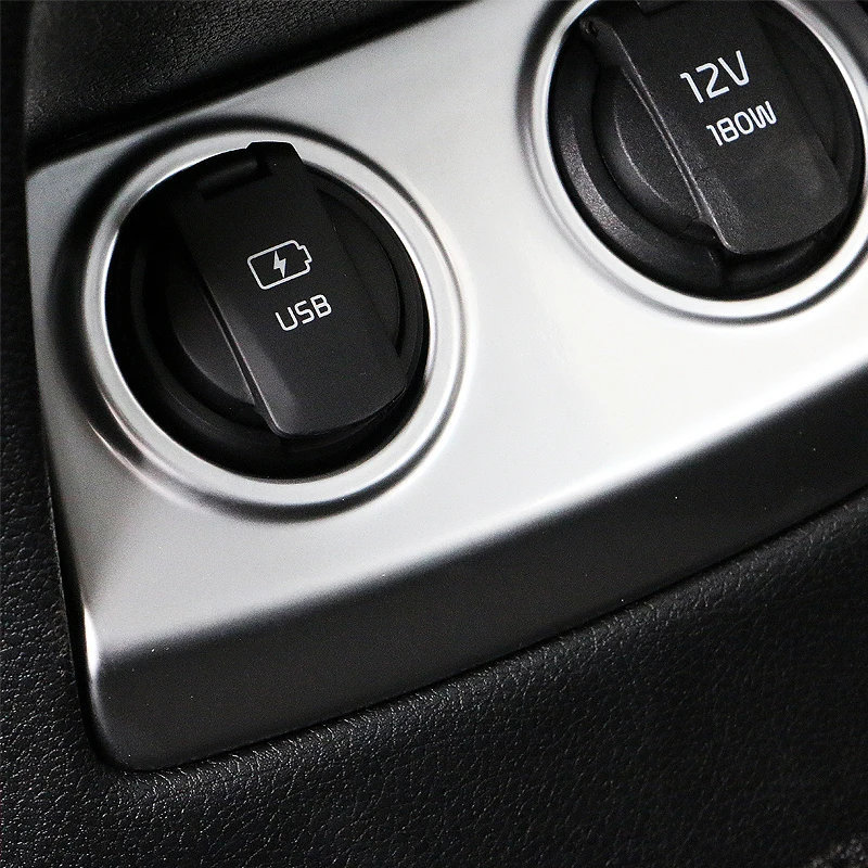 2016 2017 2018 2019 для Kia S port age хромированная прикуриватель с USB-портом внутренняя