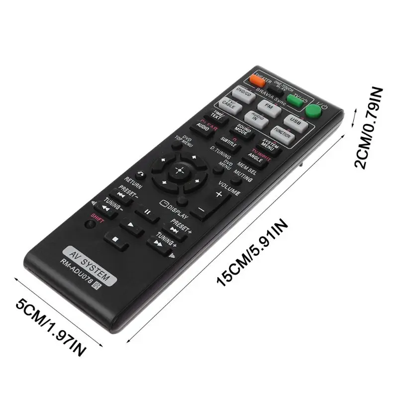 Пульт дистанционного управления Управление RM-ADU078 AV Системы для sony DAV-TZ710 HBD-DZ170 HBD-DZ171 HBD-DZ175 заменить телевидения Замена