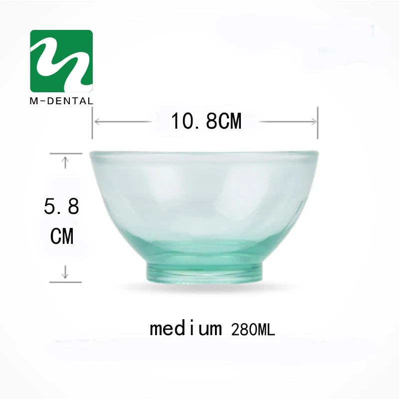 3 шт./компл. прозрачная зеленая миска для смешивания зубной резины пластиковая