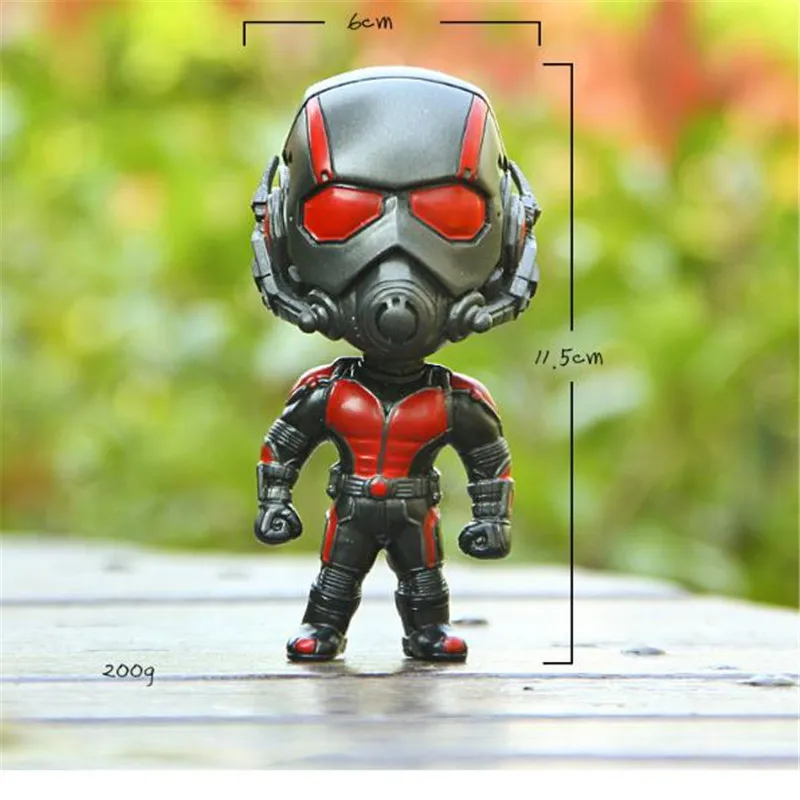 MR TEA Car Stylings Ant-man мини Экшн-фигурка Коллекционная модель куклы игрушки из смолы для