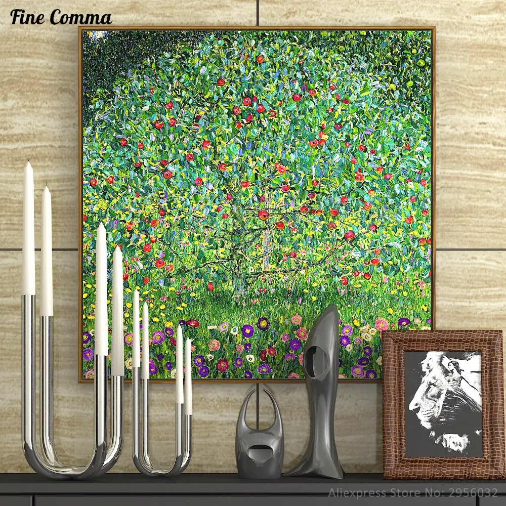 Apple Tree Gustav Klimt Ручная роспись Картина маслом Воспроизведение жикле печать копия