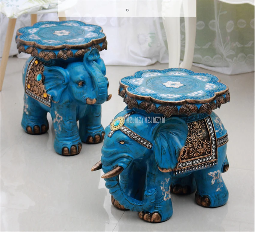 Европейский стиль Lucky Elephant дизайн низкий табурет для гостиной домашнего интерьера украшение османский табурет свадебные подарки