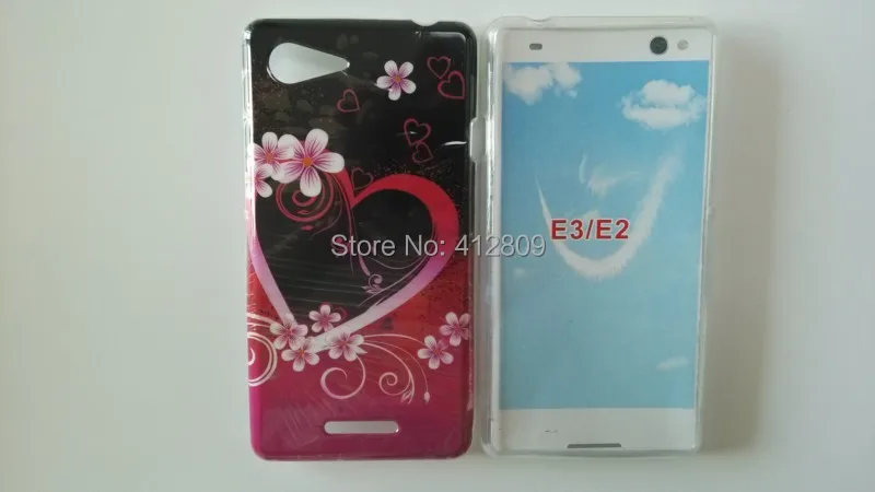 Модный чехол из ТПУ с цветочным принтом и леопардовым для Sony Xperia E3 чехлы