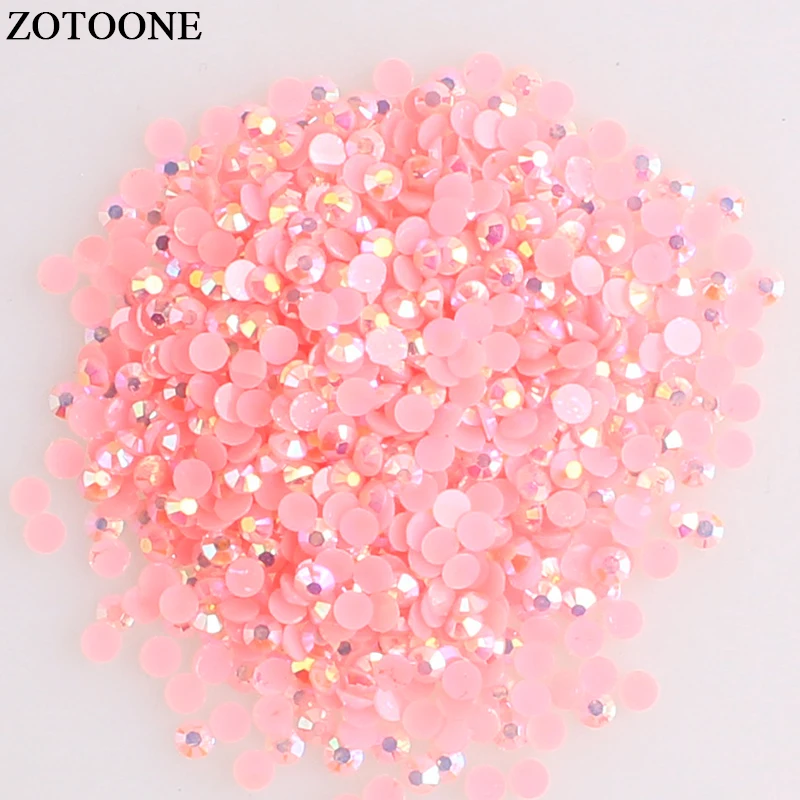 ZOTOONE плоская задняя смола не исправление камней и кристаллов для одежды Diy украшения клей на ногти Ab Стразы аппликация из страз E