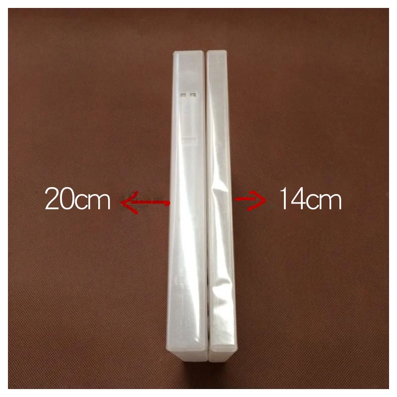 188X135X20mm Новый 1 шт. 4DVD прозрачный мягкий пластиковый чехол держатель вставки/4