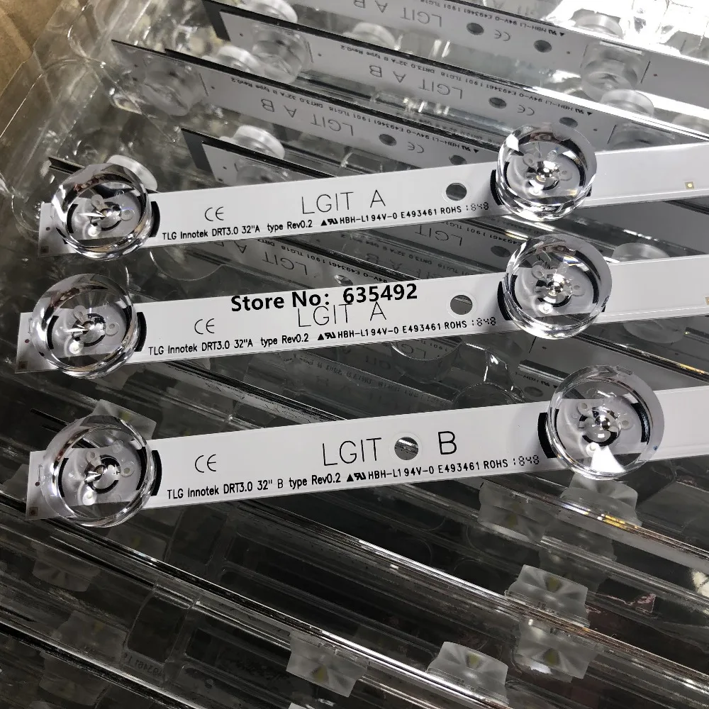 100% Новые 3 шт/комплект светодиодный полоски для LG 32 TV 32MB25VQ 32MB27VQ 32LB5610 32LB552B LC320DUE MGA4