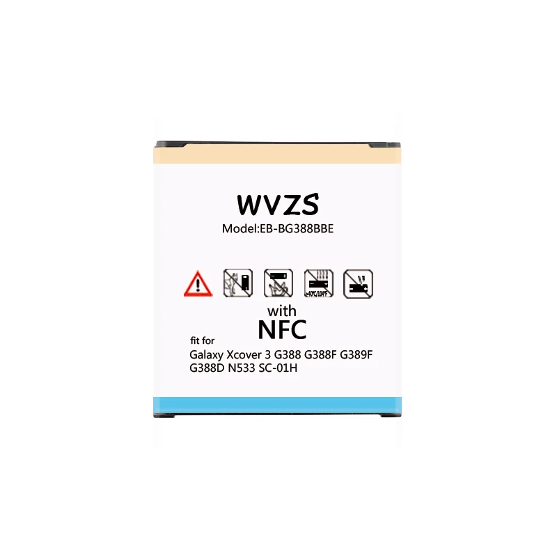 Wvzs 3100mAh литий ионный аккумулятор для samsung Galaxy Xcover 3 G388 G388F G389F G388D N533 SC 01H EB BG388BBE с