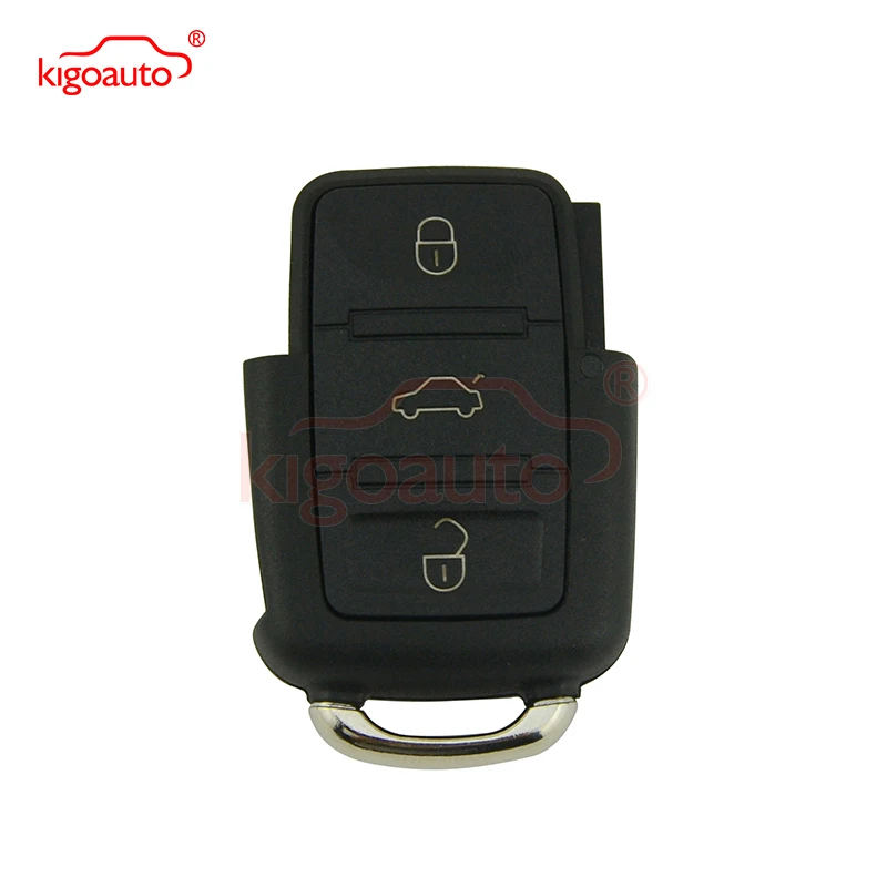 

1JO959753DJ Flip key shell 3 button for VW Bora Polo Passat Beetle Golf 50W 1JO 959 753 DJ car remote key case kigoauto