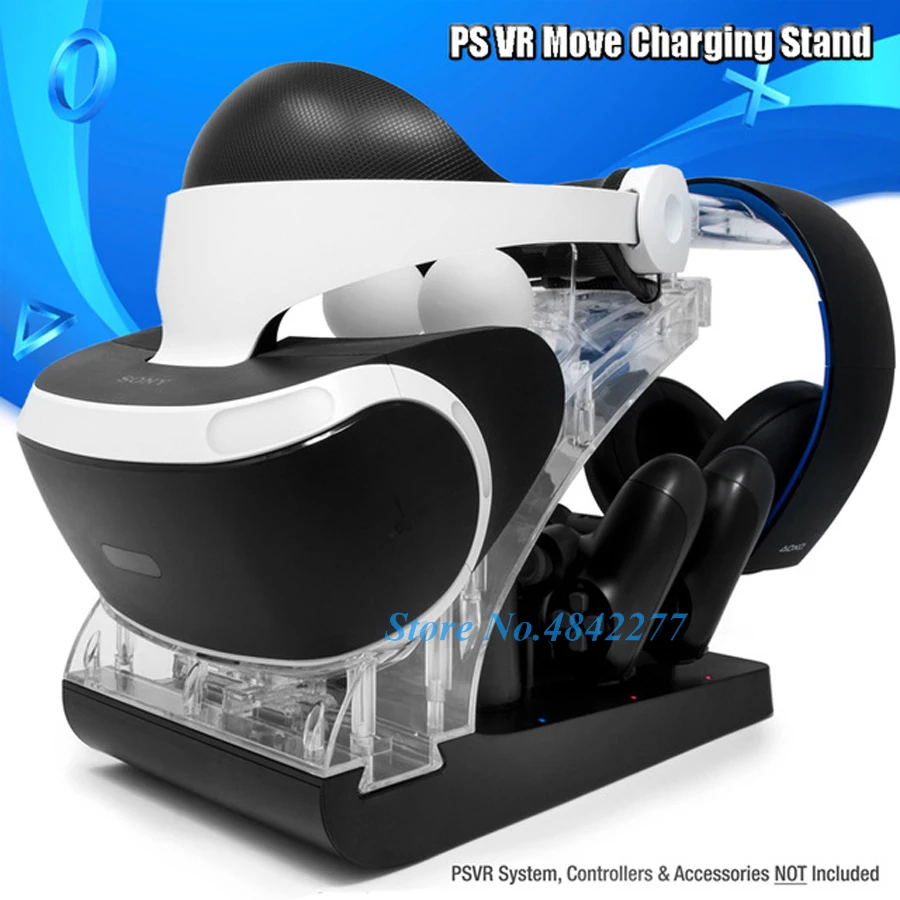 PS VR Move PS 4 PS4 контроллер зарядная док-станция PSVR гарнитура витрина для хранения Подставка для Playstation PS VR MOVE джойстик