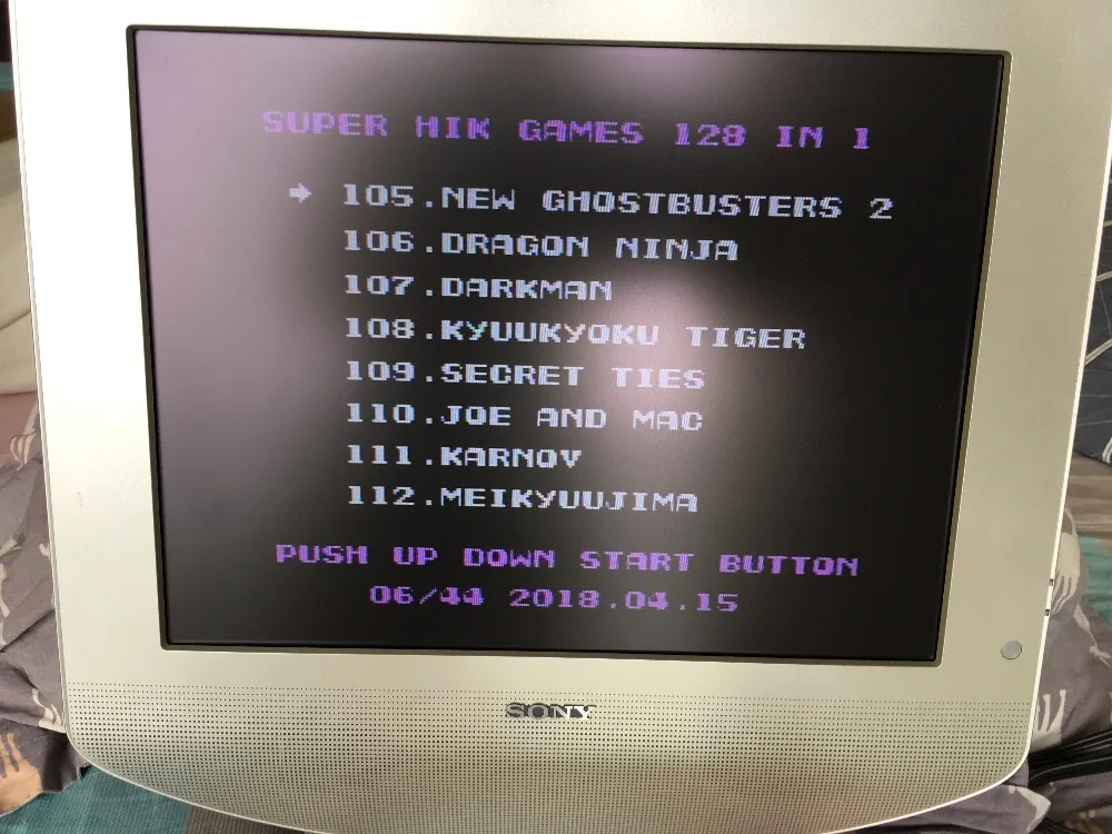 60pin 8bit многоигровая карта: 128x256 КБ в 1 картридж(японская версия