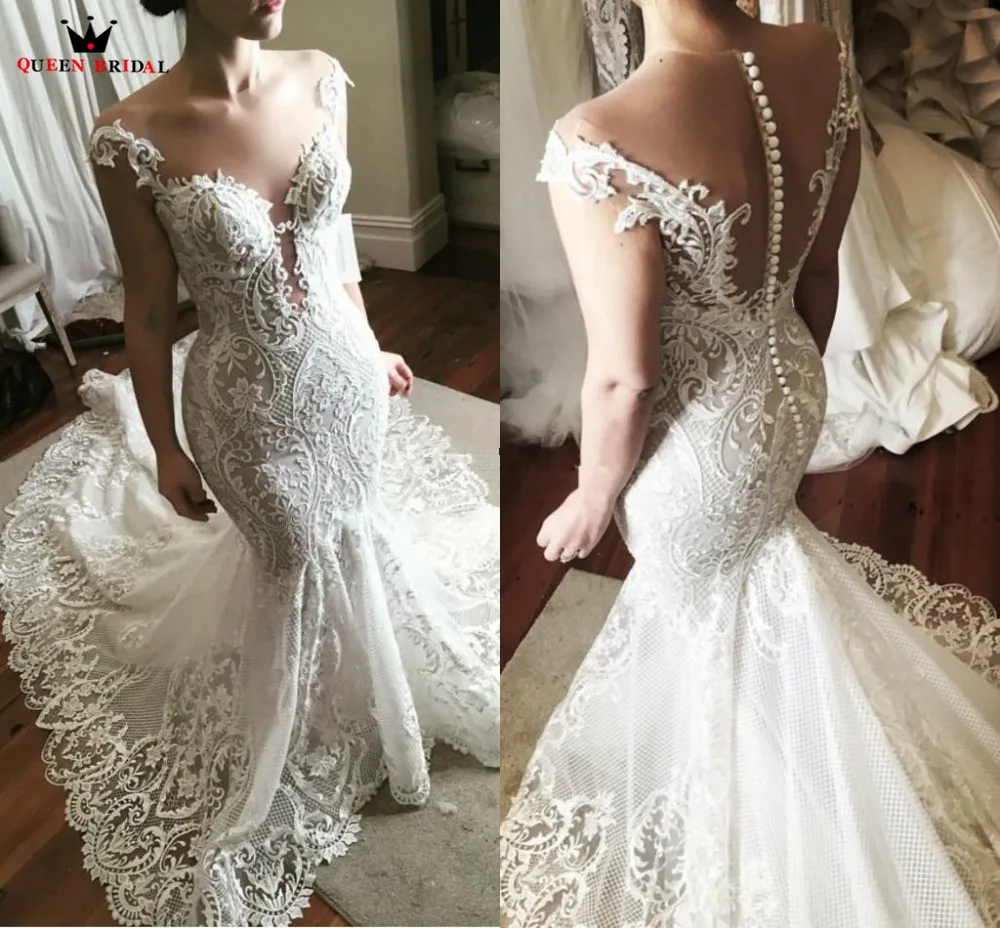 Винтажное сексуальное платье с большим шлейфом и открытой спиной фатиновой